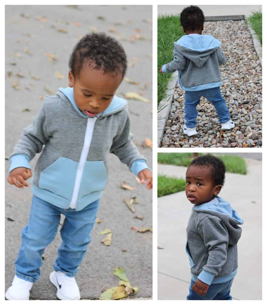 Kids zip up best sale