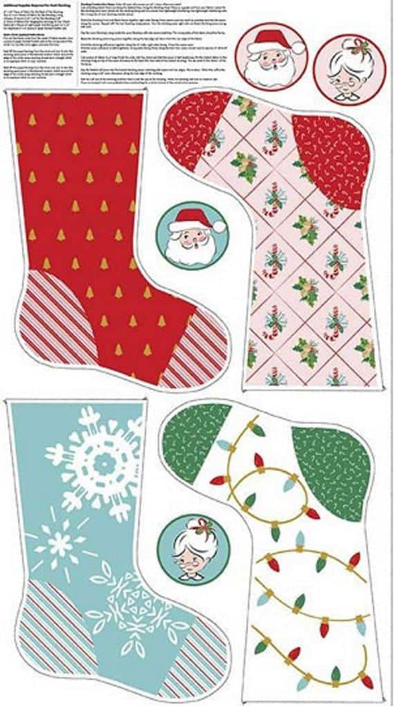 Christmas Stocking Kits to sew