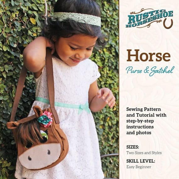 Horse purse sewing pattern