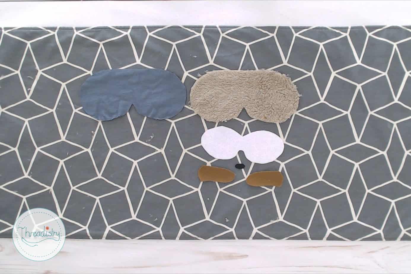 Super-cute and Easy Sloth Sleep Mask | Free Sewing Tutorial