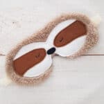 Super-cute and Easy Sloth Sleep Mask | Free Sewing Tutorial