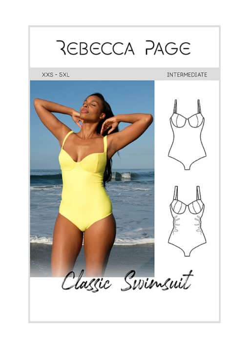 Mood DIY: Free One-Piece Swimsuit Sewing Template