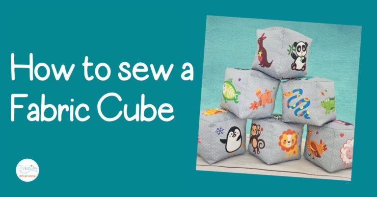 How to sew a cube – quick and easy sewing tutorial