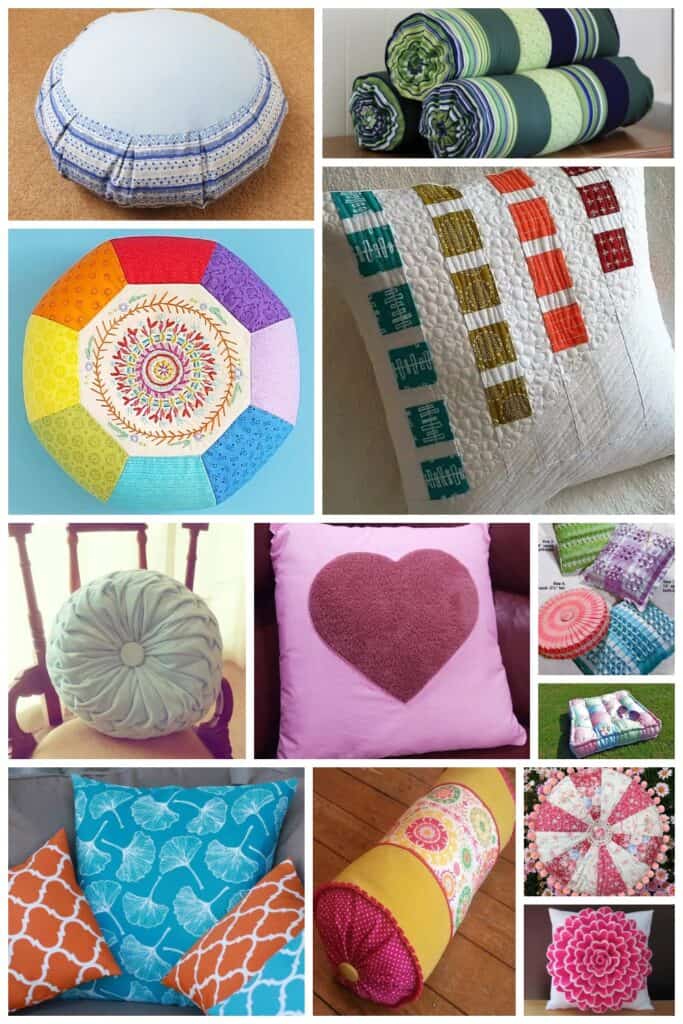 Cushion Covers and Decorative Throw Pillow Patterns to sew