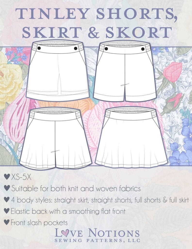 10 Must-Try Women's Skort Sewing Patterns