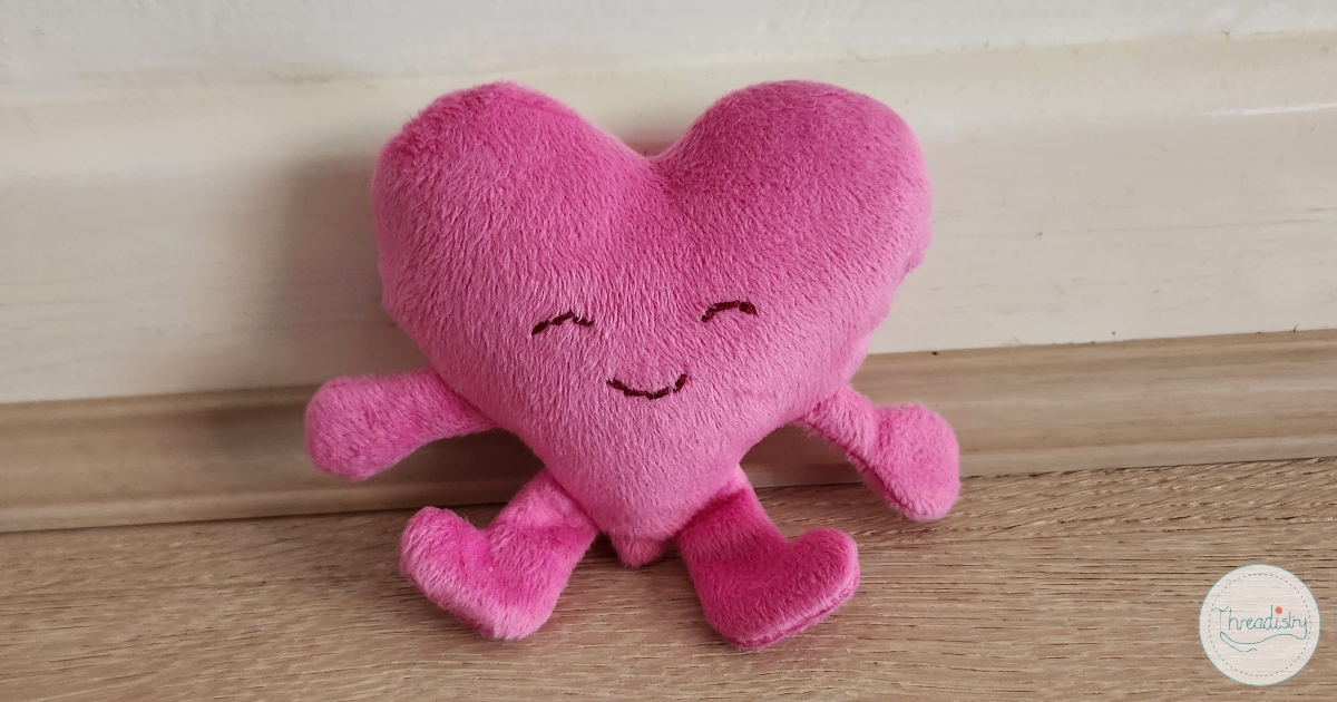 Cute & Cuddly Heart Plush Toy Sewing Pattern